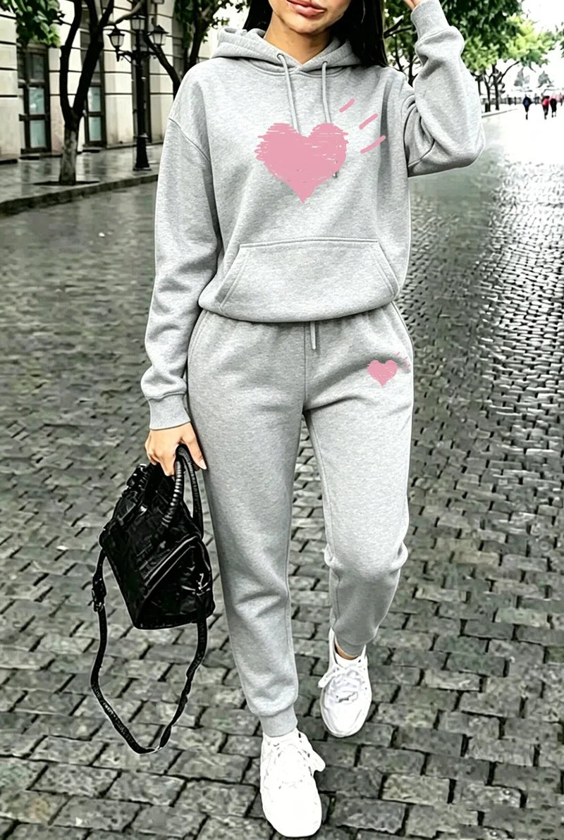 Women's Casual Hoodie & Jogger Set