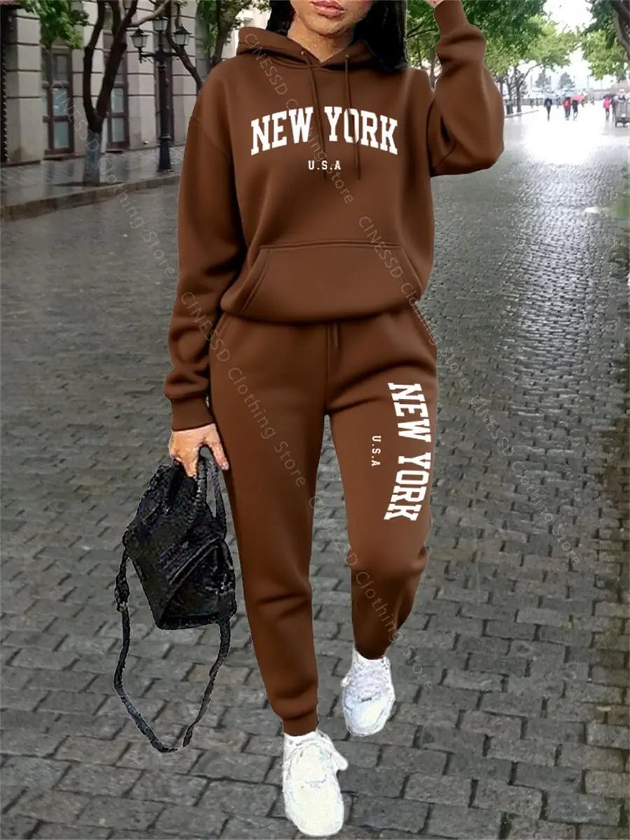 Women's Loose Streetwear Tracksuit