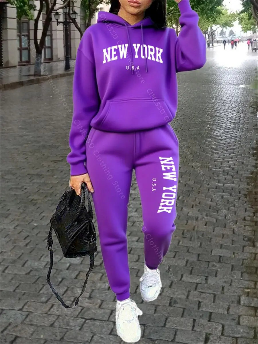 Women's Loose Streetwear Tracksuit
