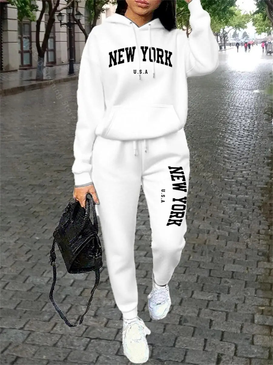 Women's Loose Streetwear Tracksuit