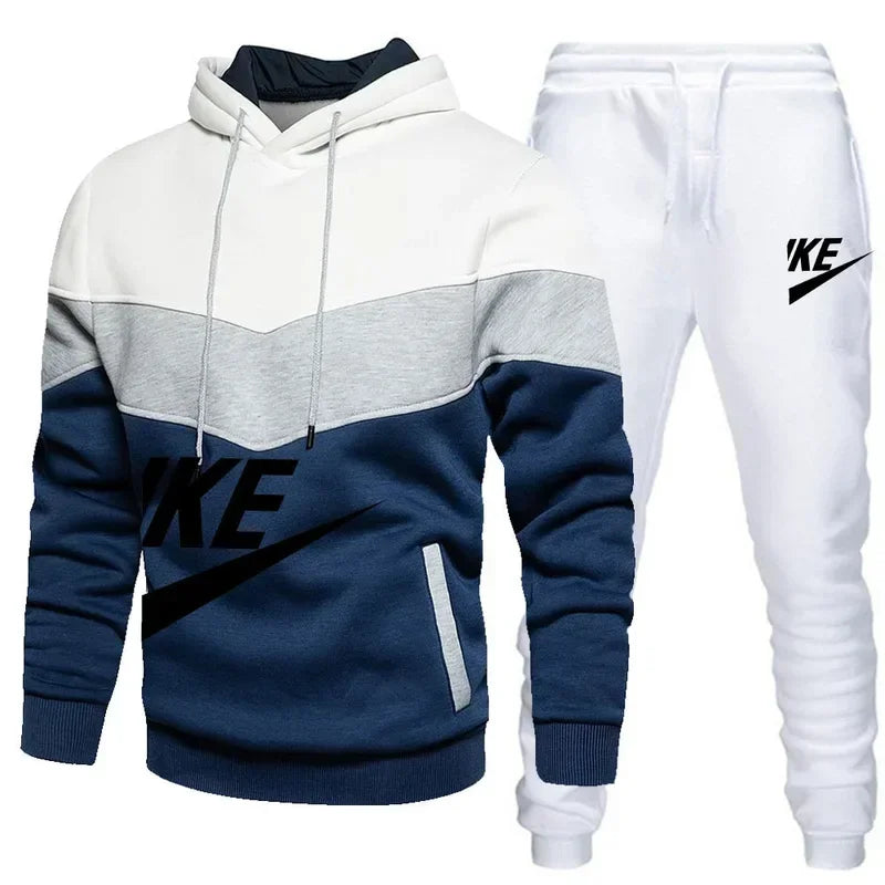 Men's Fleece Zip Hoodie & Jogger Tracksuit