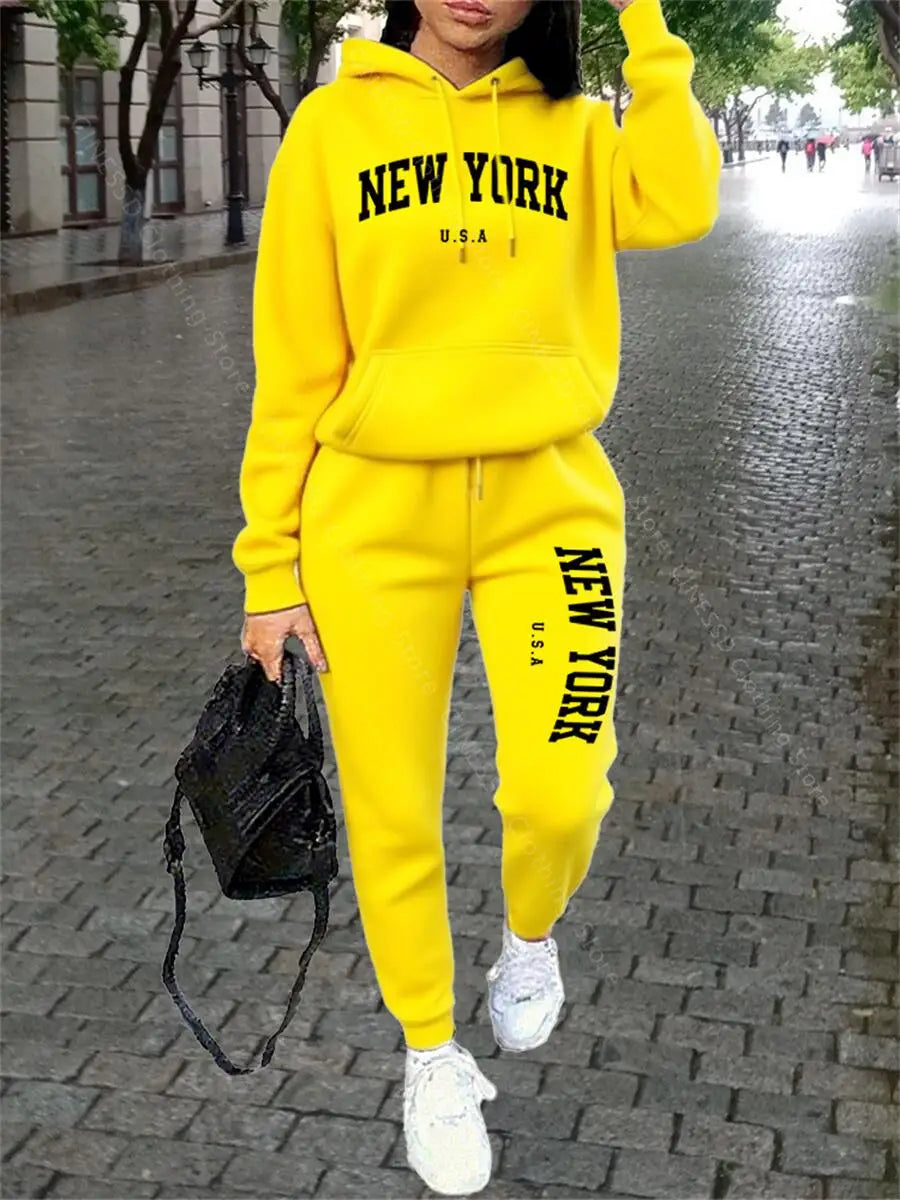 Women's Loose Streetwear Tracksuit