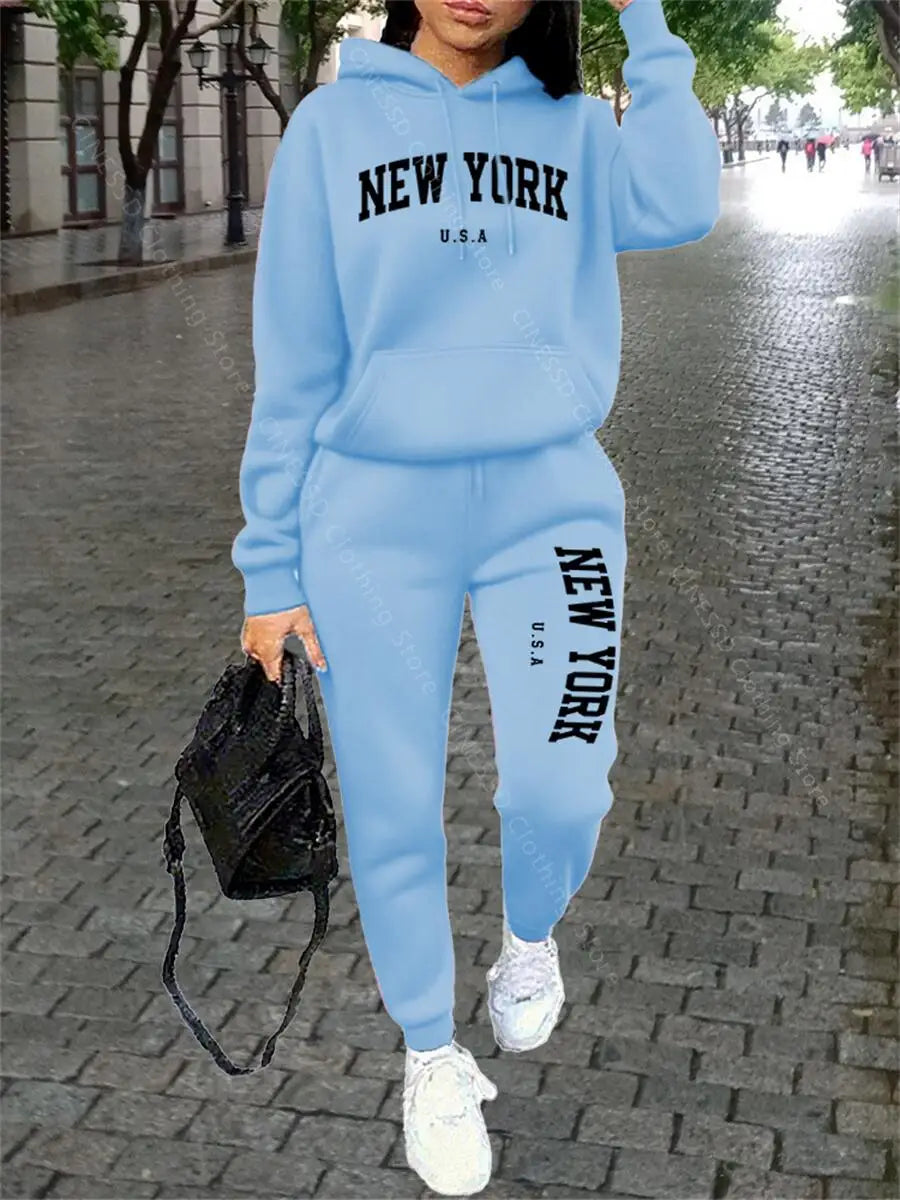 Women's Loose Streetwear Tracksuit