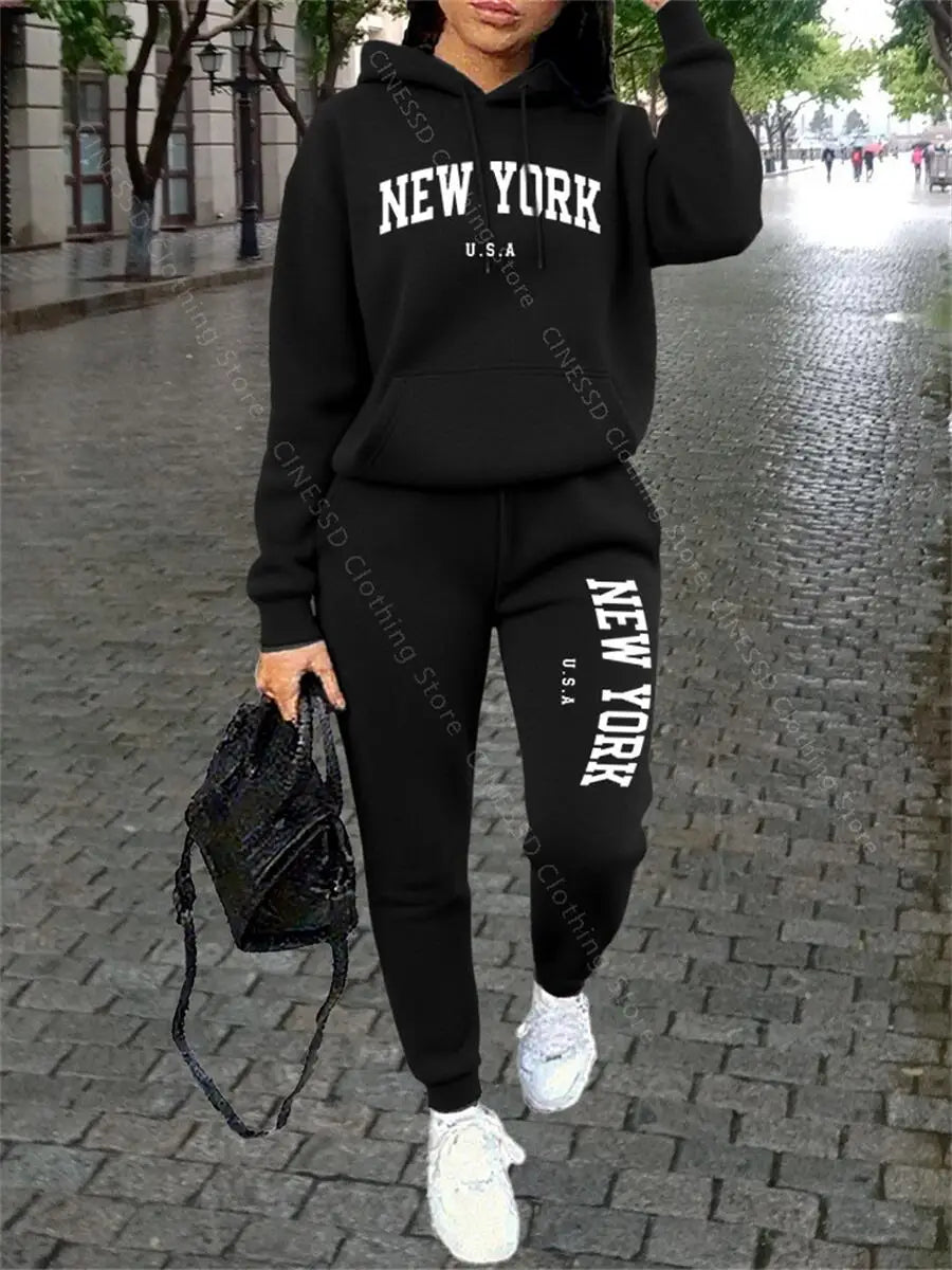 Women's Loose Streetwear Tracksuit