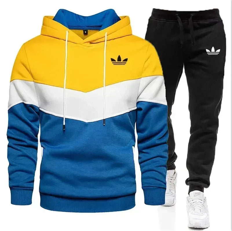 Men's Hooded Pullover & Jogger Running Set