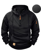 Men's Multi-Pocket Zip Hoodie Sweatshirt