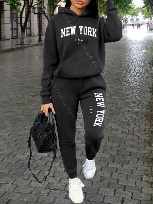 Women's Loose Streetwear Tracksuit