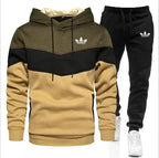 Men's Hooded Pullover & Jogger Running Set