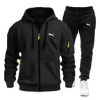 Men's Fleece Zip Tracksuit Co-ord Set