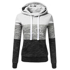 Women's Colour Block Hoodie Tracksuit