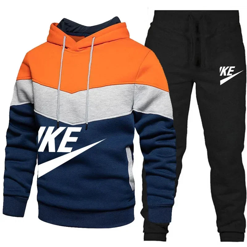 Men's Fleece Zip Hoodie & Jogger Tracksuit
