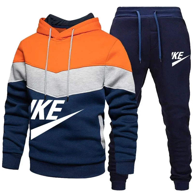 Men's Fleece Zip Hoodie & Jogger Tracksuit