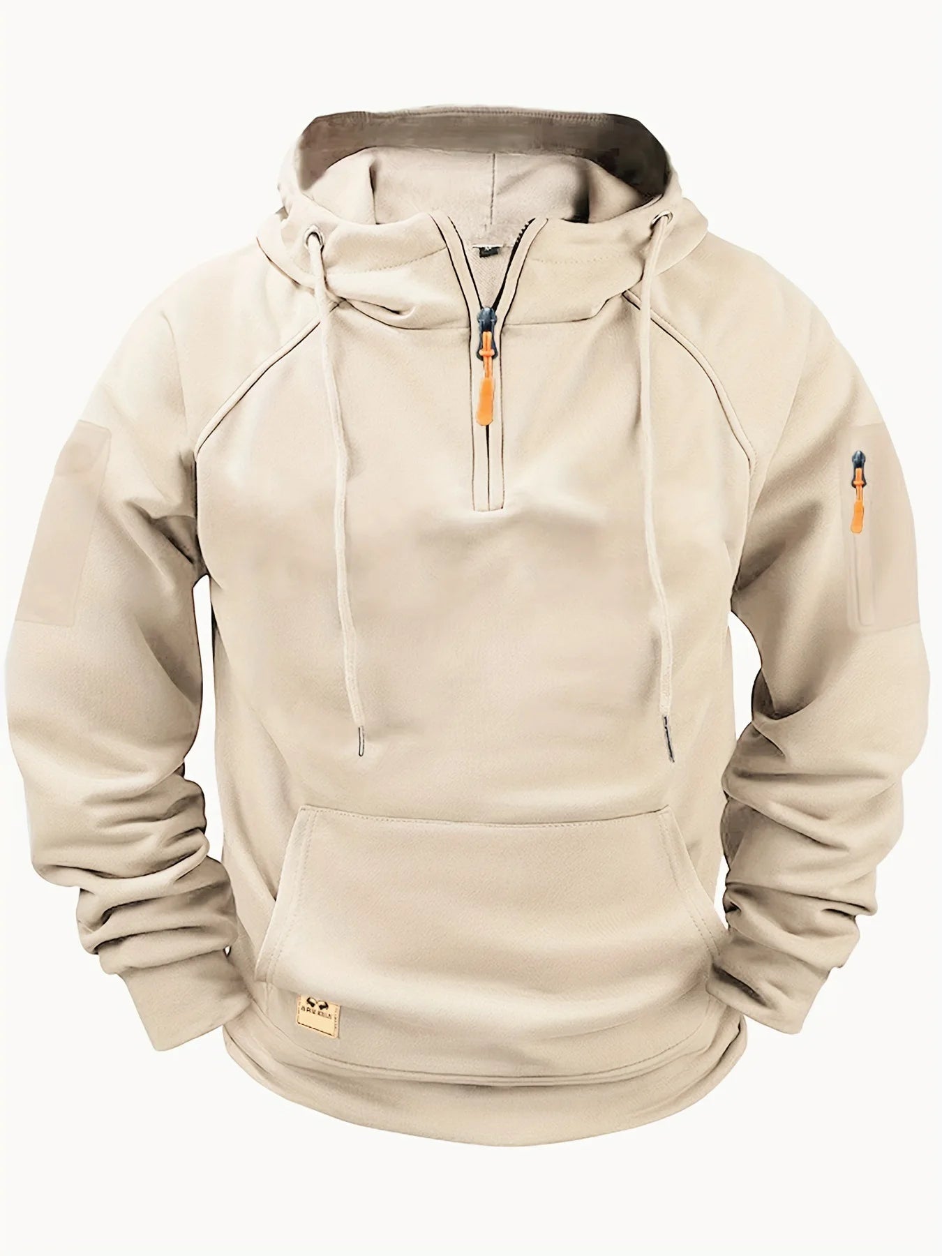 Men's Multi-Pocket Zip Hoodie Sweatshirt