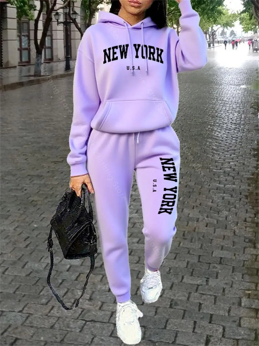 Women's Loose Streetwear Tracksuit
