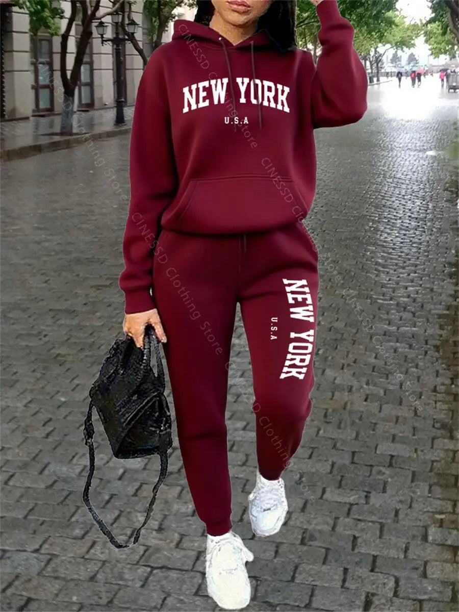 Women's Loose Streetwear Tracksuit