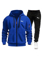 Men's Fleece Zip Tracksuit Co-ord Set