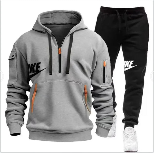 Men's Hooded Sportswear Running Set