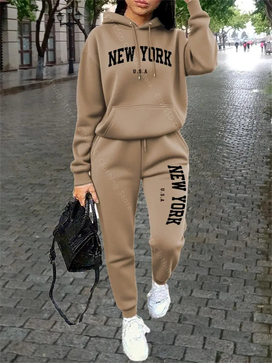 Women's Loose Streetwear Tracksuit