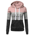 Women's Colour Block Hoodie Tracksuit