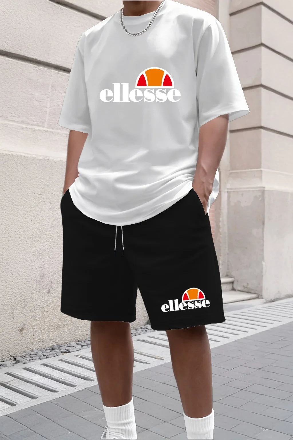 Men's Casual Summer T-Shirt & Shorts Set
