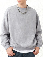 Men's Oversized Street Pullover Sweatshirt
