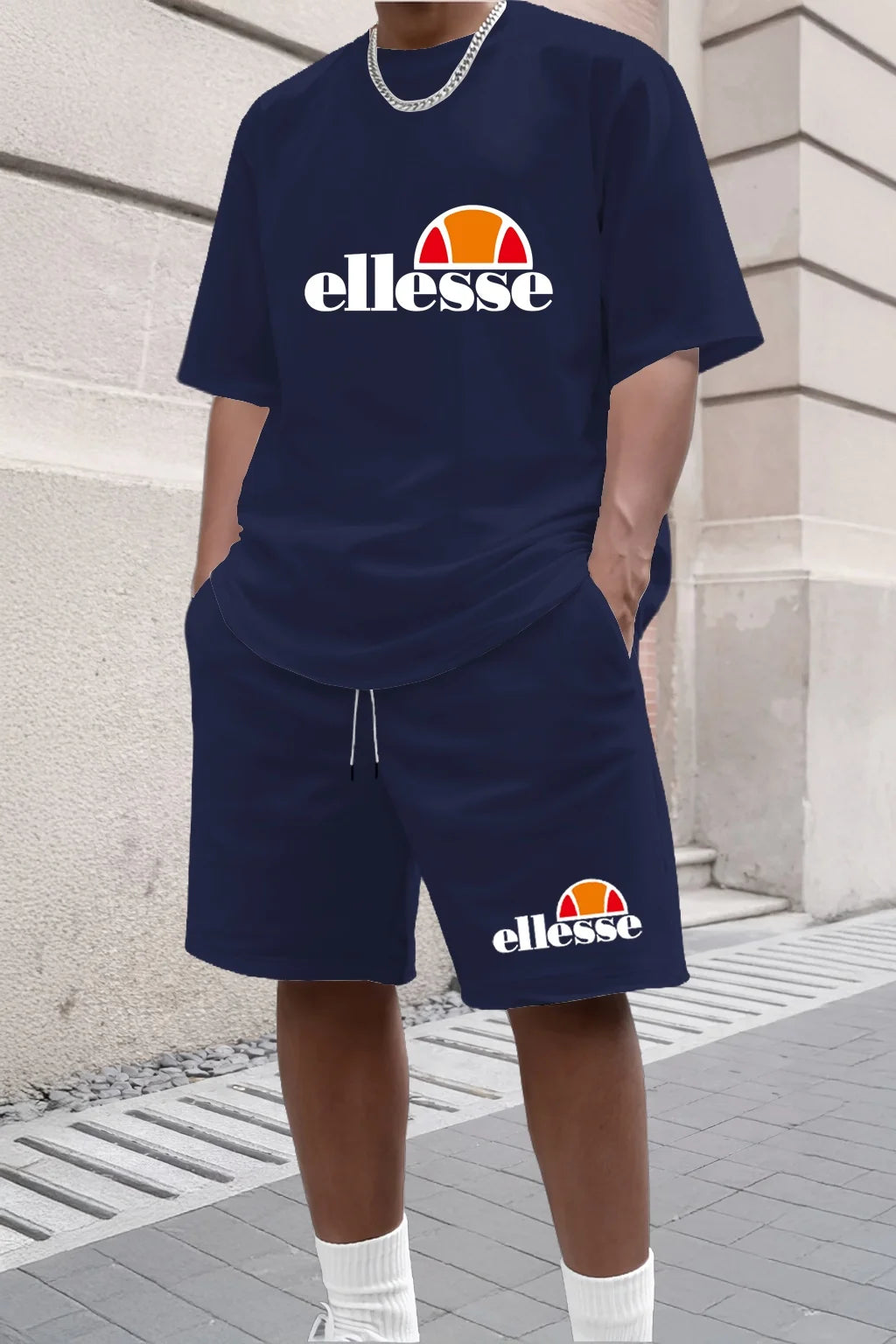 Men's Casual Summer T-Shirt & Shorts Set