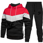 Men's Fleece Zip Hoodie & Jogger Tracksuit