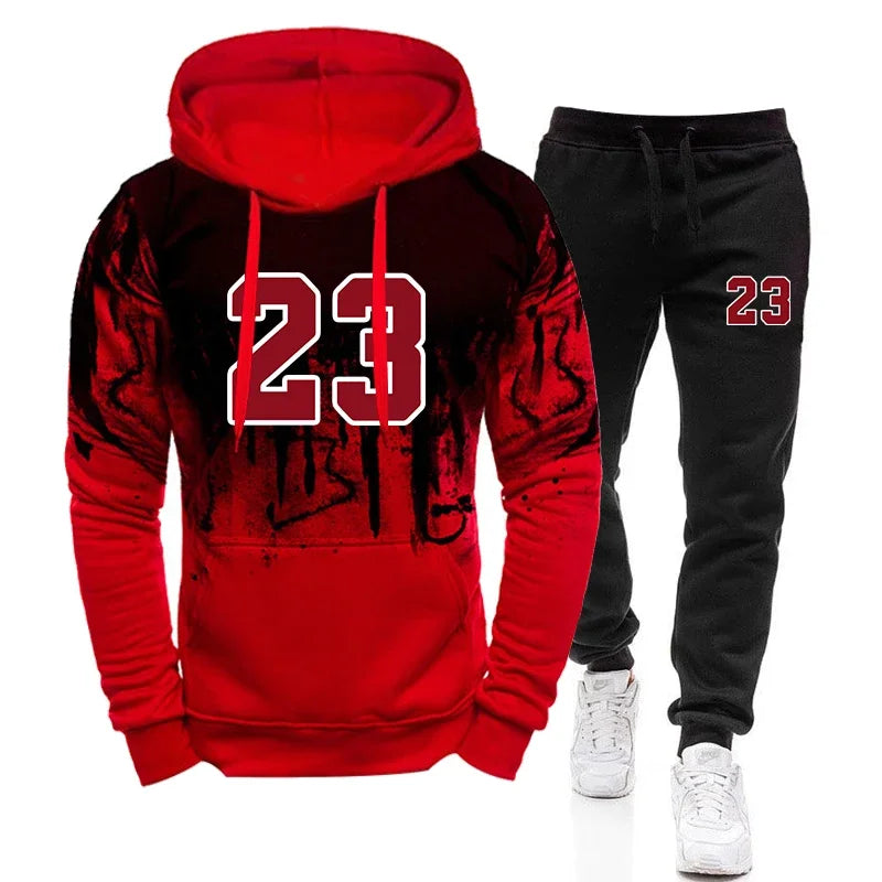 Men's Casual Hoodie & Jogger Co-ord Set