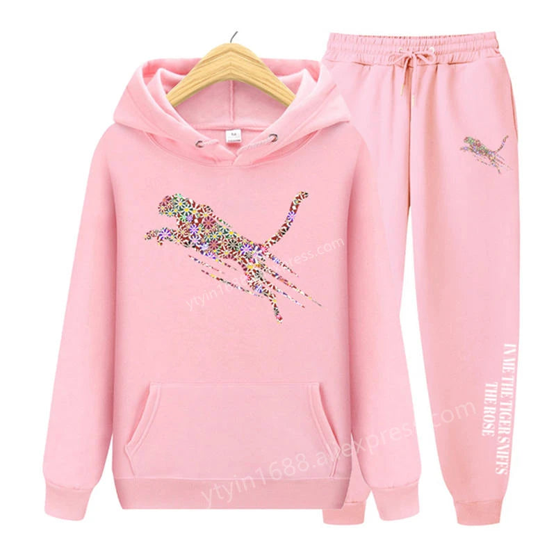 Women's Oversized Fleece Hoodie Set