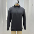 Men's Half-Zip Mock Neck Knit Sweater