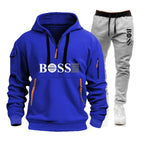 Men's Windproof Pullover Hoodie & Jogger Set