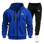 Men's Fleece Zip Tracksuit Co-ord Set