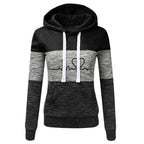 Women's Colour Block Hoodie Tracksuit