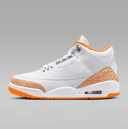 Air Jordan 3 Retro White Orange Peel Womens – lateral side profile