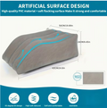 Inflatable leg wedge pillow dimensions — 63x50x24cm, soft PVC flocking
