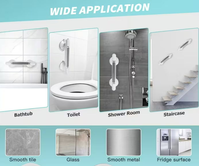 Wide application — bathtub, toilet, shower room, staircase