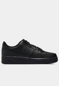 Nike Air Force 1 '07 Black Sneaker – lateral side profile view