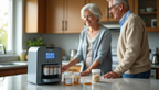Automated medication dispenser with green button