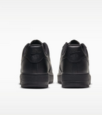 Nike Air Force 1 '07 Black Sneaker – rear heel pair view showing AIR lettering