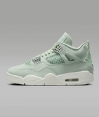 Air Jordan 4 Retro Abundance Seafoam – medial side profile view